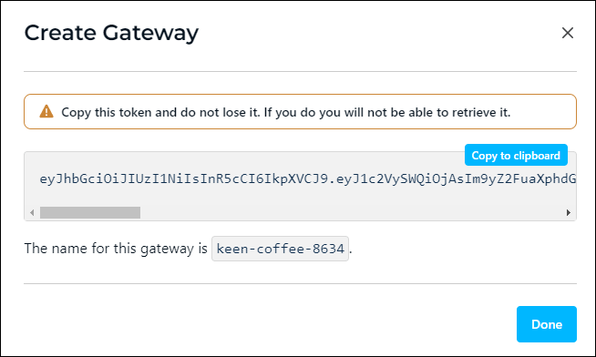 Gateway Token