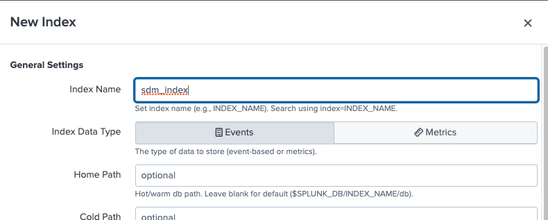 Create Index 2