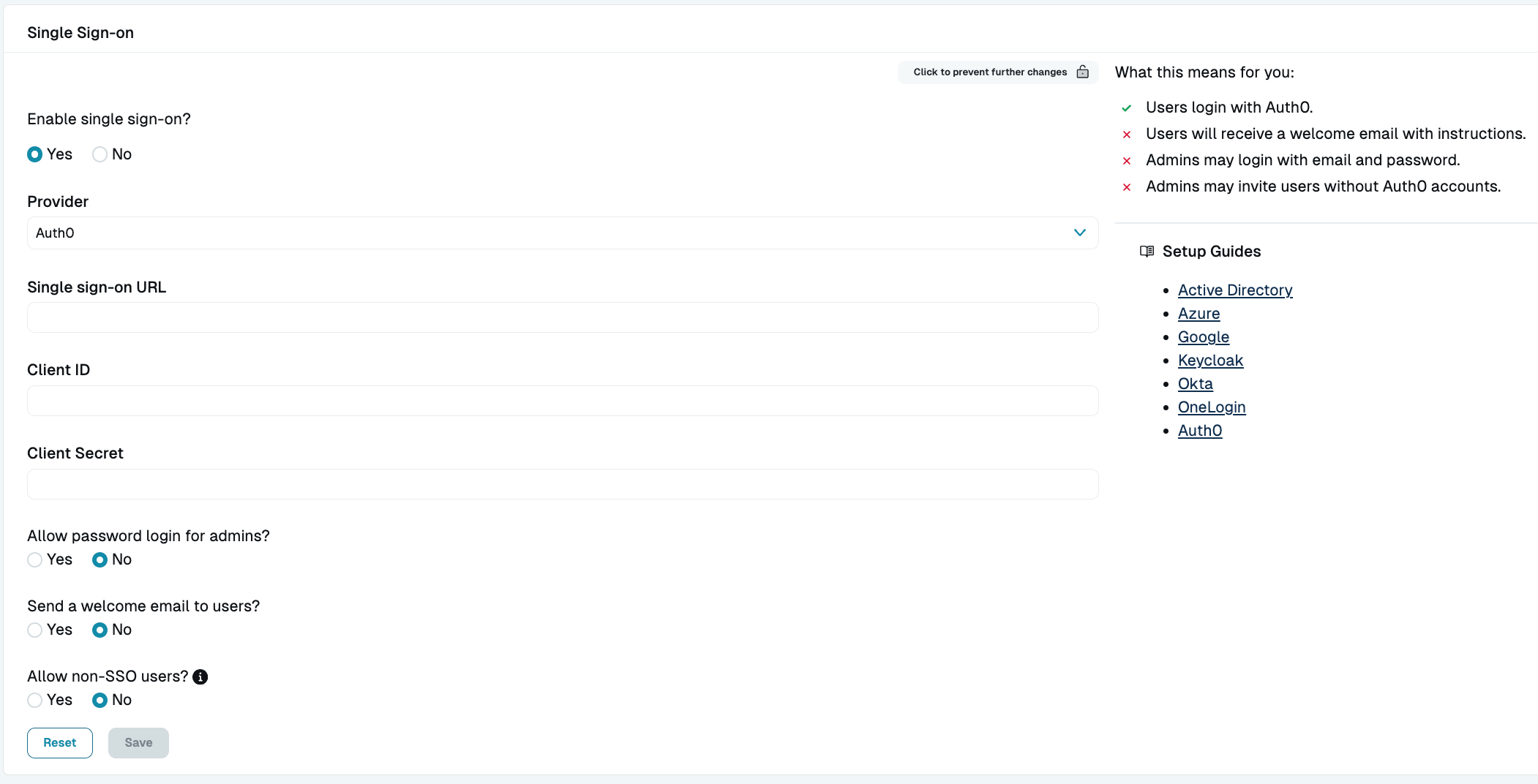 Activate Auth0 SSO in StrongDM