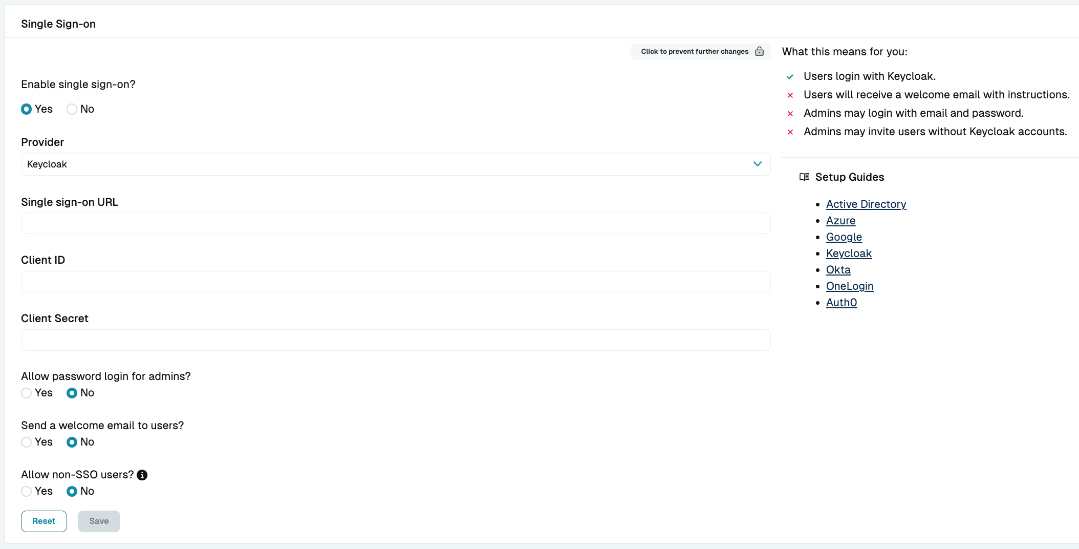 Configure Keycloak in StrongDM