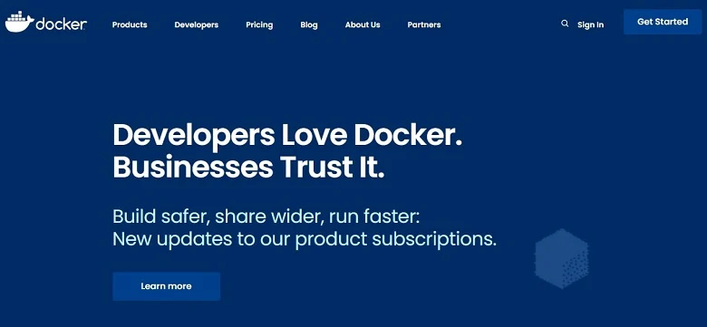 Best DevOps Tools: Docker screenshot