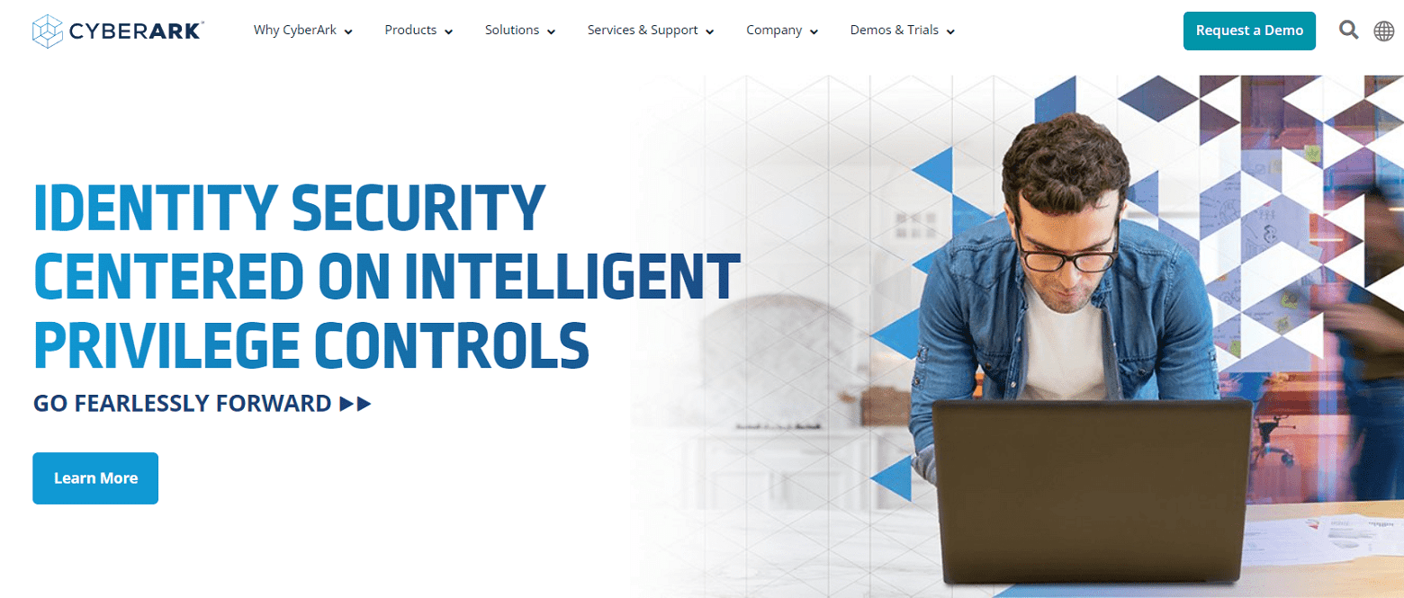 CyberArk website screenshot