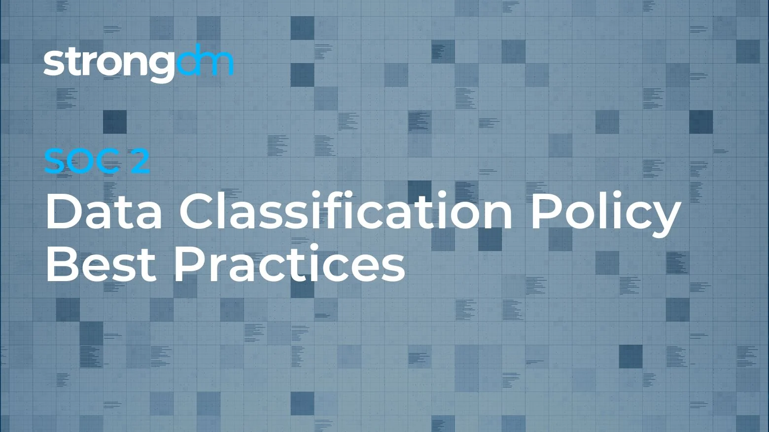 Data Classification Policy