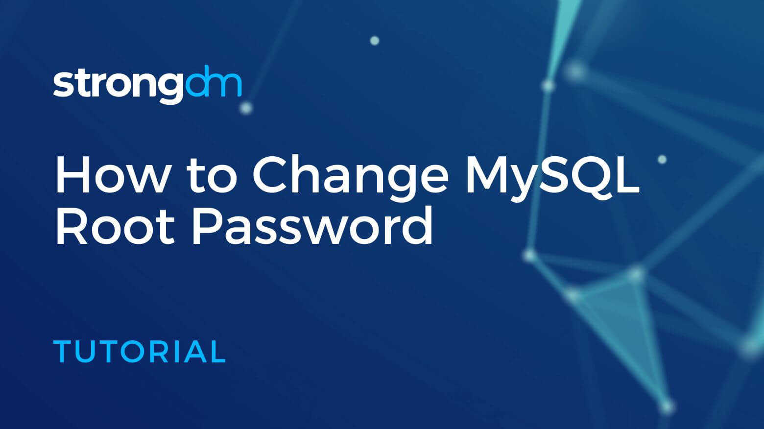 How to Change the MySQL Root Password