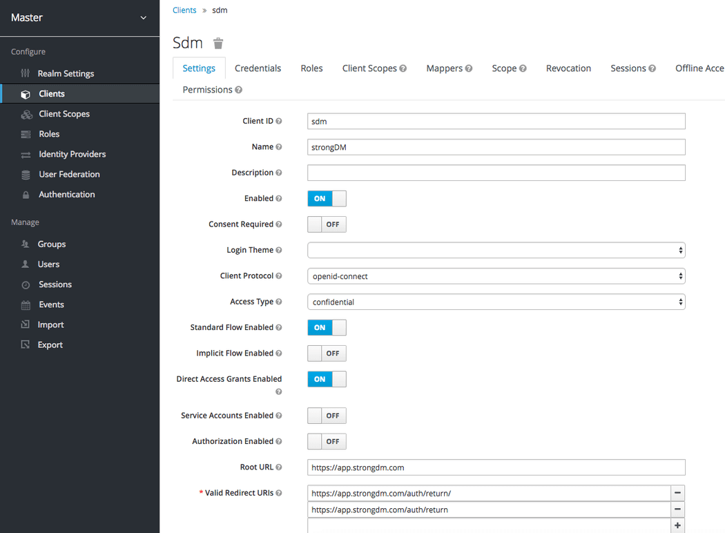 Keycloak MySQL