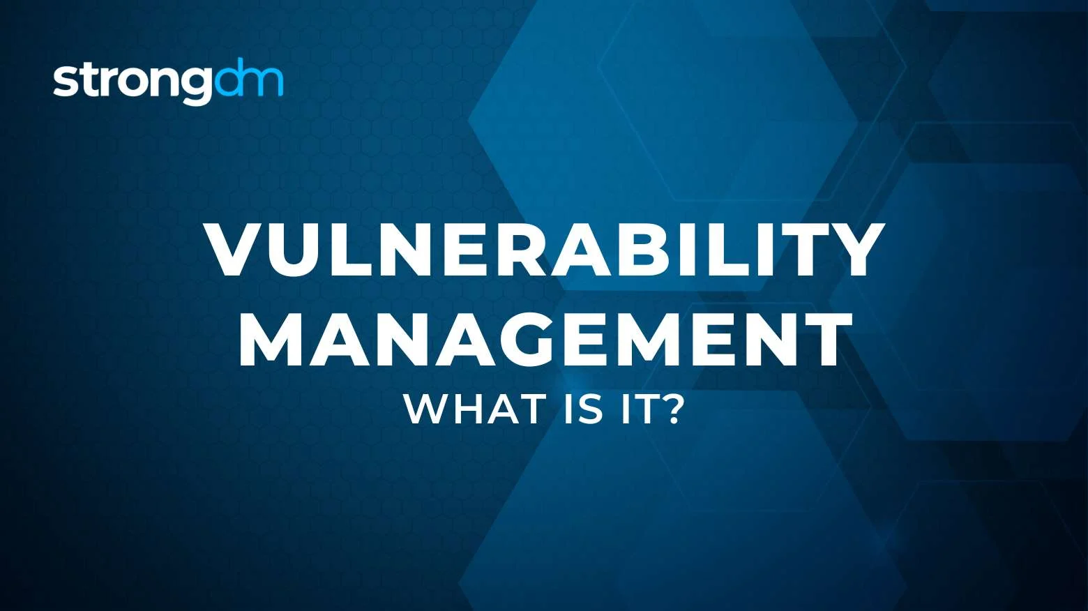What Is Vulnerability Management? 