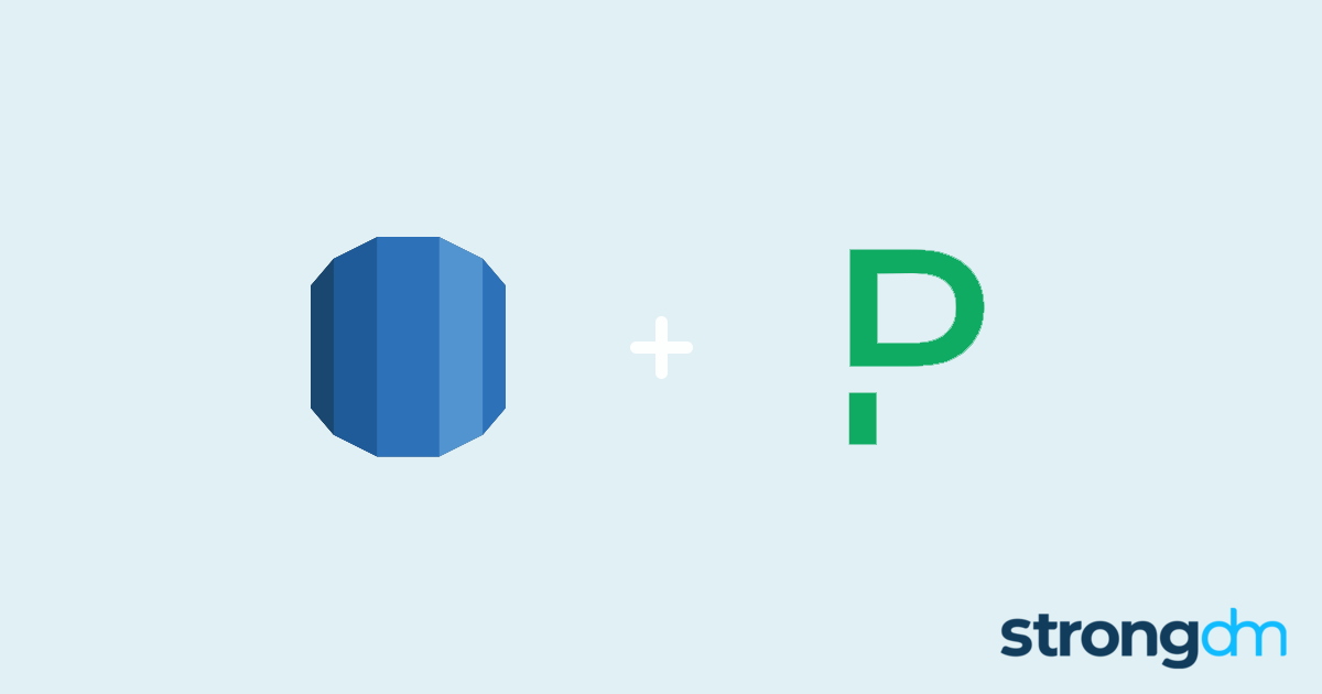 Amazon RDS Integrating into a PagerDuty workflow StrongDM