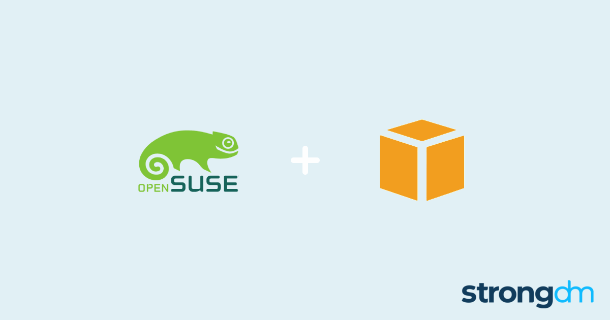 Connect openSUSE and AWS CLI StrongDM